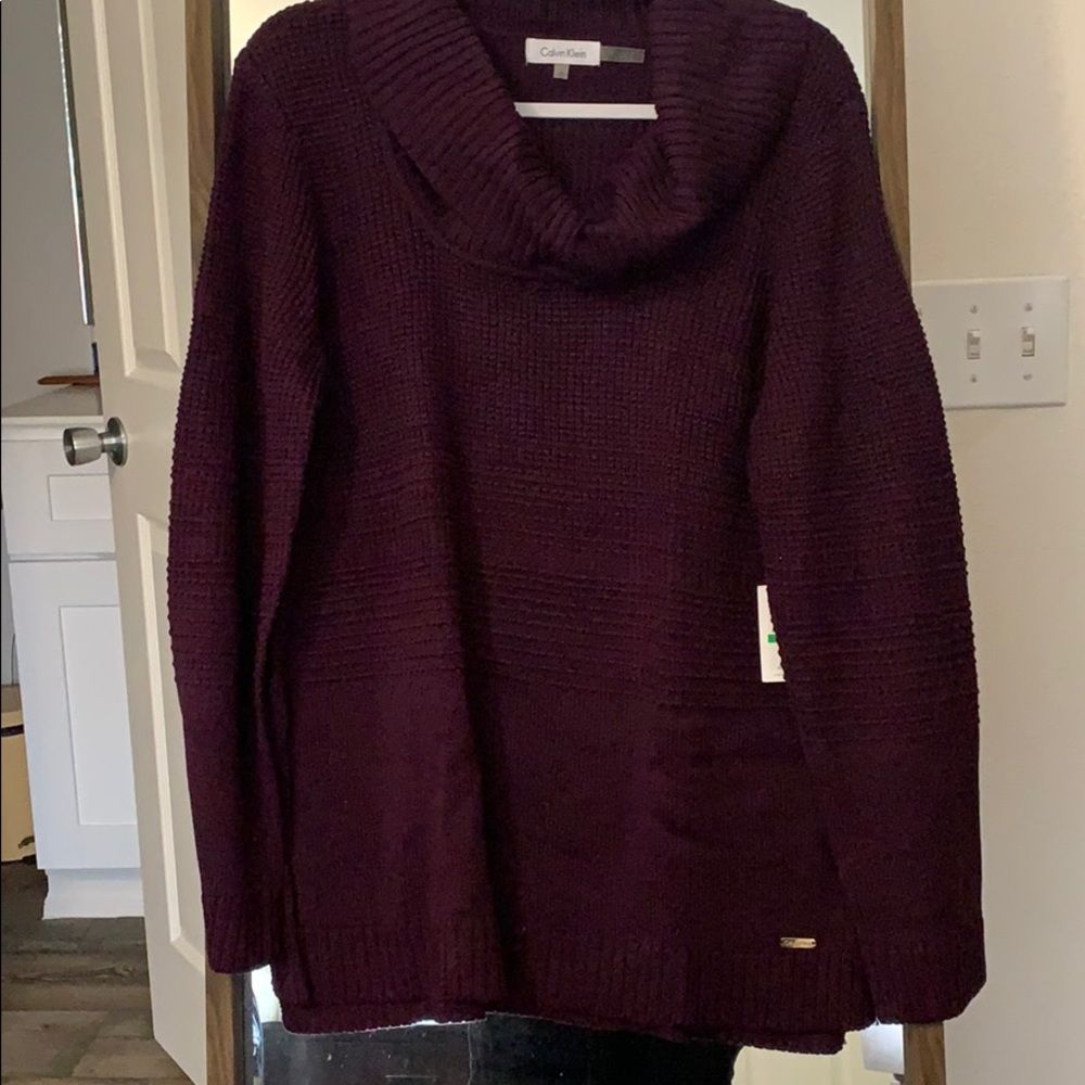 Eggplant Calvin Klein sweater